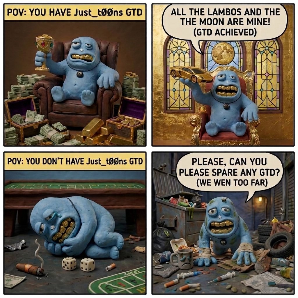 FireDragon685's tweet photo. Two types of people in this market: Those with @just_t00ns GTD, and those begging for one. Which one are you? 👀💎
@just_t00ns https://t.co/JcFWMeE50Q