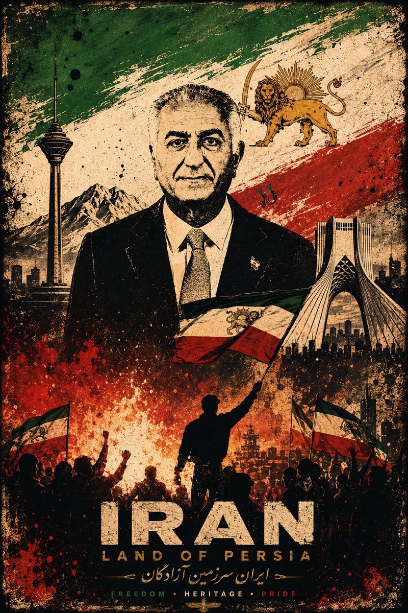Pouriapxpo's tweet photo. زیر پرچم شیر و خورشید ایران  
پشت سر شاه ایران، همه یک‌صدا برای آزادی ایران.  
همه باید حضور پیدا کنیم.  

خیلی مهم است که در ۴ ژوئیه (۱۳ تیر) حضور میلیونی داشته باشیم.
#انقلاب_شیروخورشید https://t.co/n6mVgb7yuO