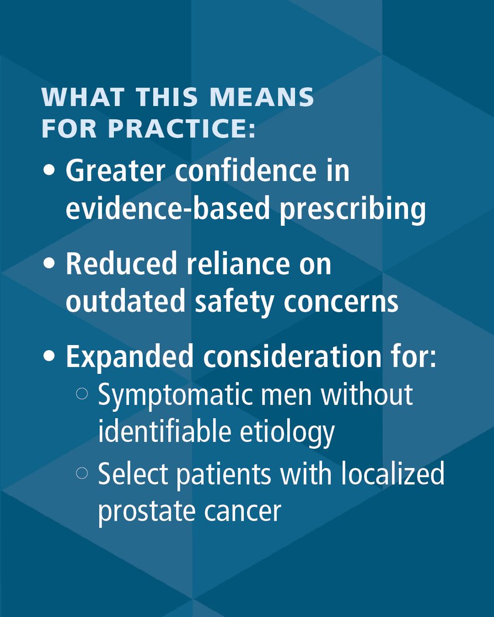 AmerUrological's tweet photo. 📣 Updated science should drive updated policy.

The @US_FDA's proposed changes to testosterone therapy labeling are a critical step toward aligning guidance with current evidence—moving away from outdated safety concerns and toward more accurate, patient-centered care.

But more work remains! Men continue to face gaps in care, access, and outcomes—underscoring the need for a coordinated national strategy.

✅ That’s why the Office of Men’s Health is so important.

It would help:
📊 Identify gaps in men’s health care
📣 Improve education and awareness
🔬 Advance research and policy coordination

TAKE ACTION: Support the State of Men’s Health Act and help move this effort forward!
🔗https://t.co/IwPelA7OV4