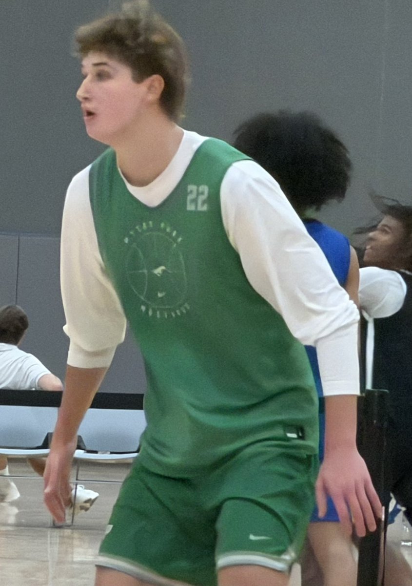 VanJohnsonJrBHS's tweet photo. @theCBGLive East Coast Live in Richmond, Va. A player whose stock is rising Thomas Vickery 2027 Myers Park the 6-6 wing press w/his ability to score at 3 level &amp; impress w/attacking the close out  &amp; finishing at the rim. https://t.co/HrhFVYheFD