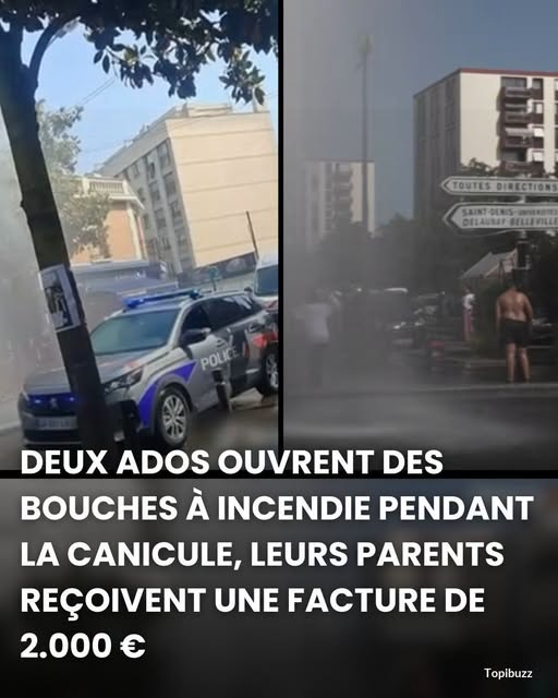 Mapi421's tweet photo. Deux adolescents ouvrent des bouches à incendie pour se rafraîchir… la mairie envoie une facture de 2 000 € à leurs parents
👉 Bravo Mr le Maire https://t.co/06vE5Rosjm