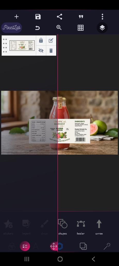 ASeyi44818's tweet photo. Day 9/50 of the consistency design challenge! 🥤✨
​Did you know guava is secretly an absolute powerhouse for Vitamin C? Most people have no idea! I designed this premium label for Tropical Harvest to put that natural, refreshing benefit front and centre. https://t.co/F808XZRzI0