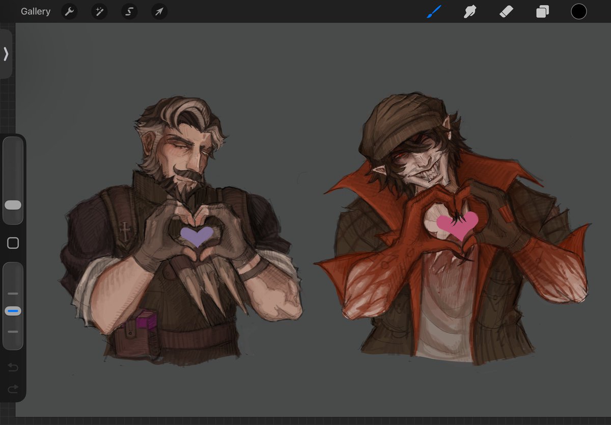 cuntboybarayaoi's tweet photo. Holyblood again … all I draw is drifter and venator wow  #deadlock https://t.co/IW7NyPrRxW