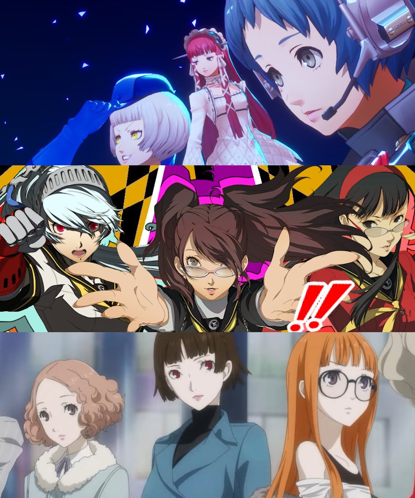 AccurstMaiden's tweet photo. Who's your favorite Persona Trio? https://t.co/0AmAxL46Dj