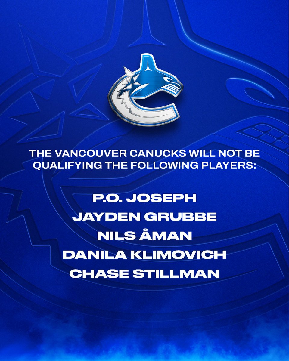 Canucks's tweet photo. General Manager Ryan Johnson has announced the following. https://t.co/Qv4LkW7LGc