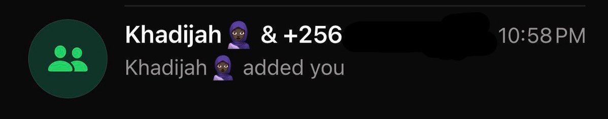 0illba's tweet photo. My maid keeps adding me to these random group chats 
I’m scared https://t.co/gyfx67tPzP