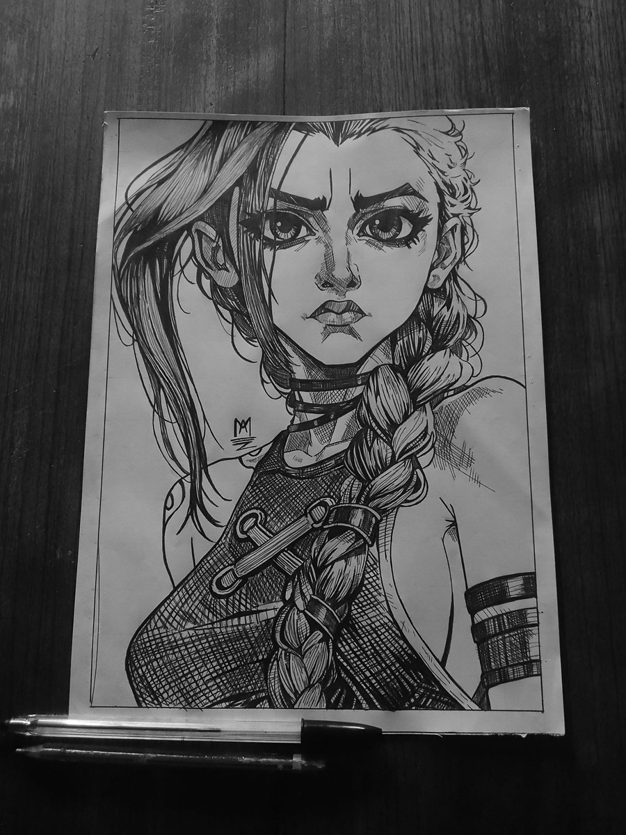 InvertedPotato2's tweet photo. JINX from Arcane 
Art completed
Enjoyed working on the piece 

How's it? 

#arcane #jinx  #arcaneart https://t.co/6m2MZdZAUX