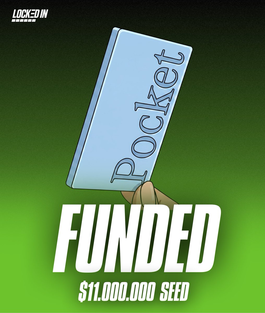 LockedIn_News's tweet photo. 🔒𝐋𝐎𝐂𝐊𝐄𝐃 𝐈𝐍: Pocket has successfully raised an $11 million seed round.

Pocket (@Heypocket) is a tiny device that turns your phone into an AI executive assistant.

In just 8 months, Pocket has shipped 100,000+ devices.

The raise will go into hardware R&D and building the next interface layer.

The team is hiring across research, engineering, and design.