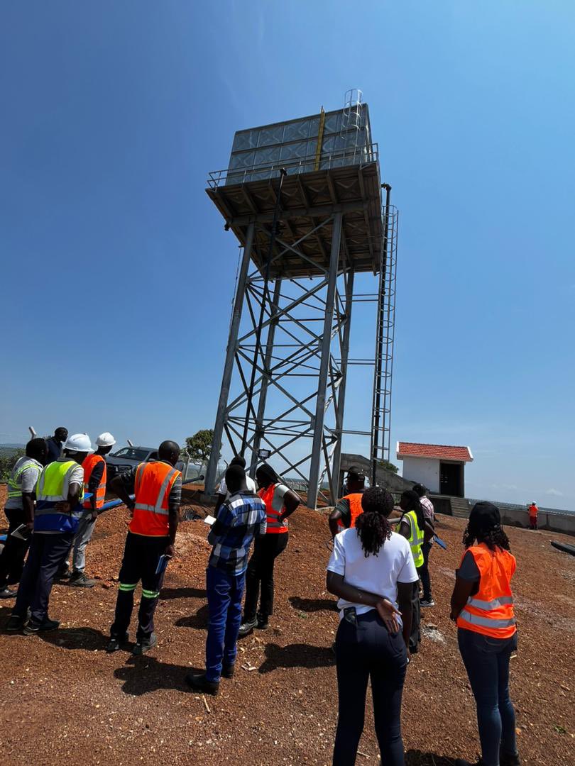 min_waterUg's tweet photo. #MWEworks: @min_waterUg through the Rural Water Supply Regional Center - 1 conducted a site meeting to assess the progress of implementation works for the Solar Powered Piped Water Supply and Sanitation Systems in Lobe and Lomunga, Yumbe District. https://t.co/tvM29oab3W
