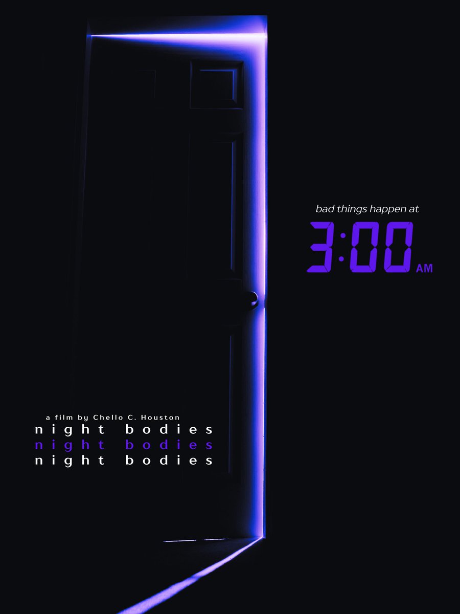 ChelloHouston's tweet photo. Something I’ve been working on for a while… this is my craziest ideas yet, unique and strange. Can’t wait to share more soon. 

Night Bodies. 

bad things happen at 3:00 AM. https://t.co/NUztxVYx7X