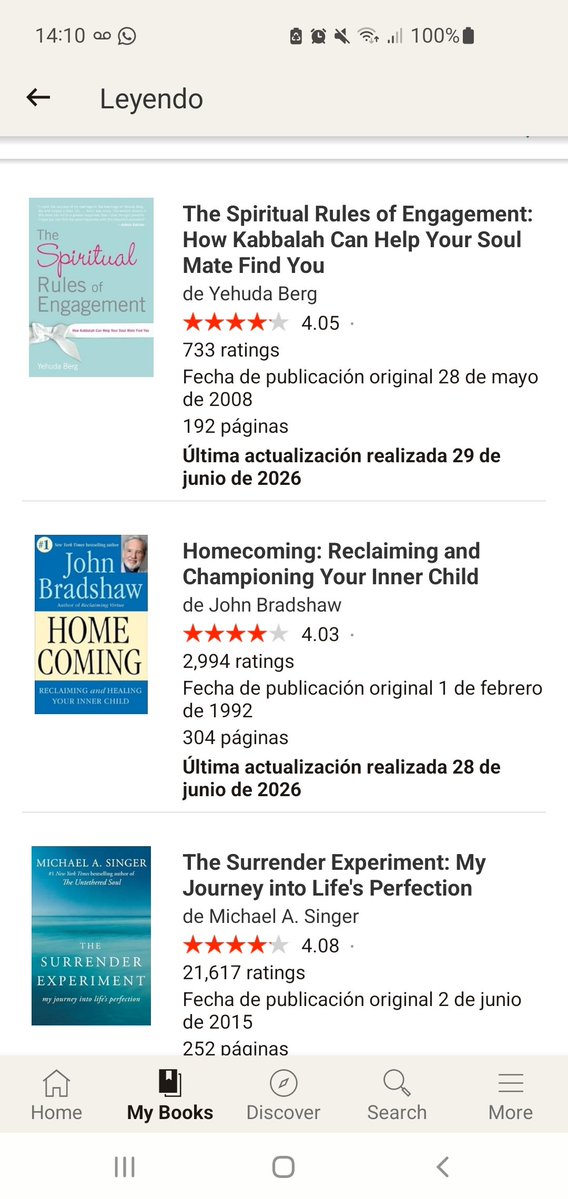 LilydlM's tweet photo. Si únicamente miraran mi good reads sabrían que me encuentro en la etapa de la espiritualidad y descubrimiento jajaj 💫💫💫 https://t.co/o4JYjGSkSB