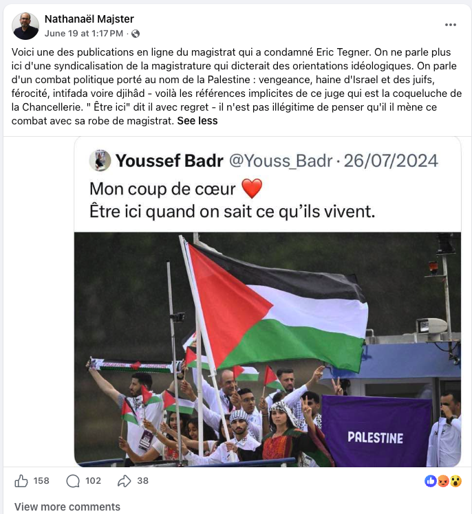 jeraeve's tweet photo. Nathanaël Majster, l'avocat qui porte cette plainte contre Mélenchon défend :

- Marine Le Pen et Eric Tegner contre la 
- Bensoussan poursuivi pour avoir dit que "dans certaines familles arabes l'antisémistisme était pris au sein de la mére"
- Le code noir comme conquête sociale https://t.co/xDMXWG8hoN
