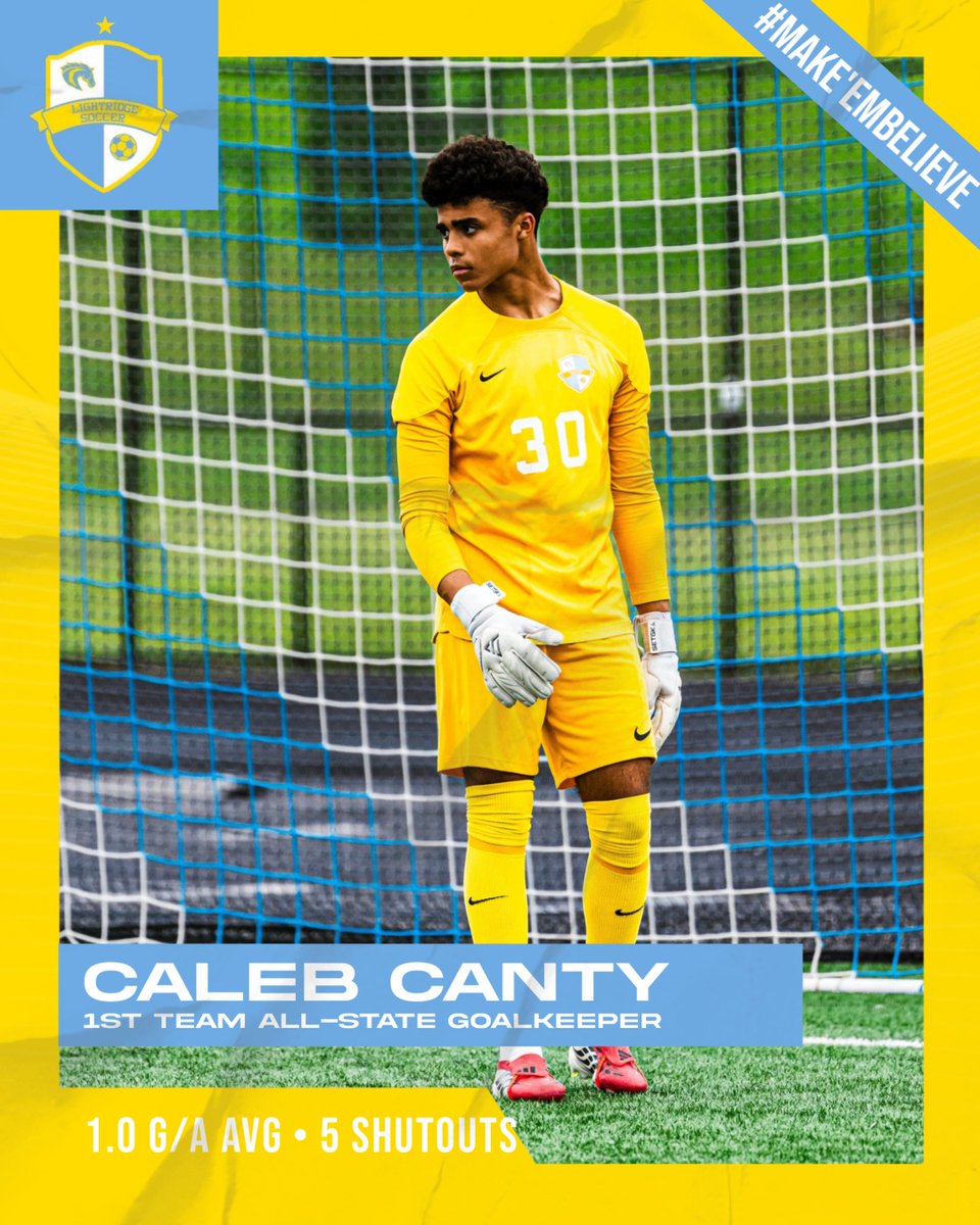 LightridgeBSOC's tweet photo. HUGE congrats to the only Freshman to earn this honor, Caleb! What a beast in net for us this year coming up huge when we needed him most. Congrats! #BoltsUp #MakeEmBelieve https://t.co/YGNgajj2B3