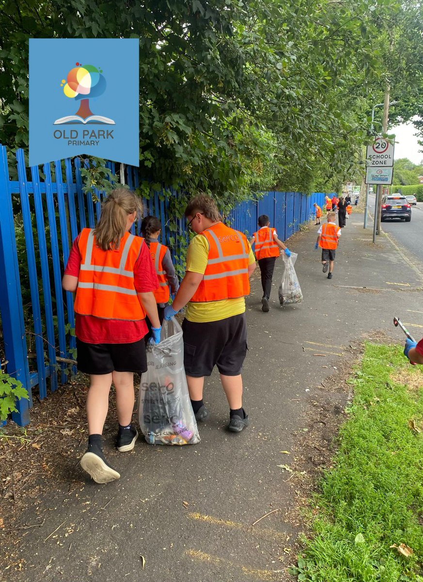 Litterwatch1's tweet photo. Great start to our #Safer 6 litter picks! We’ve teamed up with #HealthySandwell & 9 local #schools to clean up Wednesbury. Old Park Primary kicked us off with an amazing effort! 🧹
We’re keeping the results under wraps for now—the competition is officially ON! #Wednesbury https://t.co/6QhGOscgTX