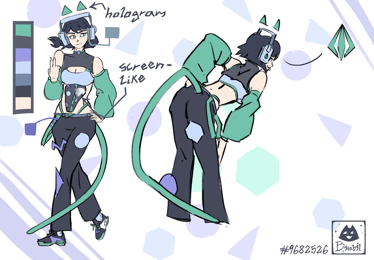 b3tab3l's tweet photo. Nightcore design and a little custom card I made for #artfight #OC https://t.co/3jwpLlX3OD