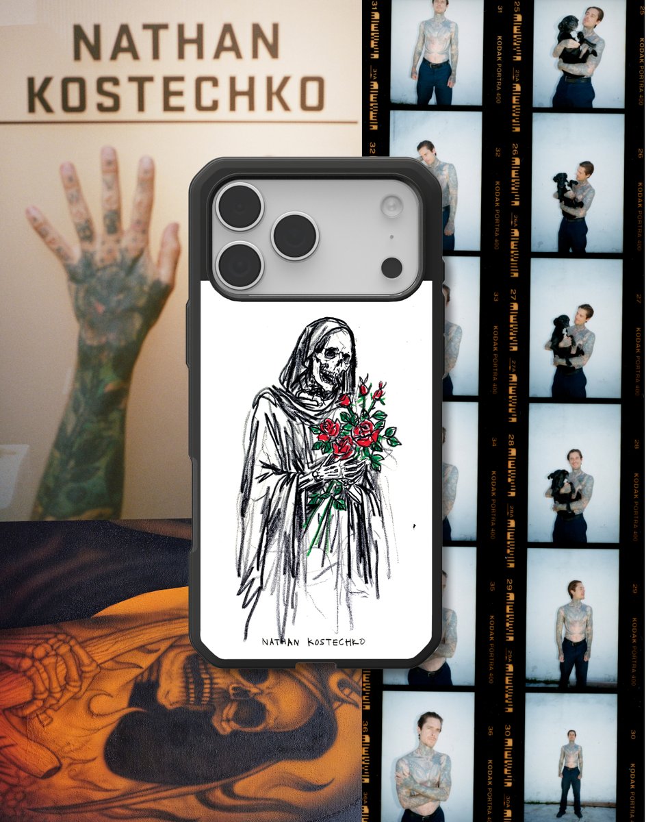 UrbanArmorGear's tweet photo. This one is a true collision of creative worlds. We brought together the original artwork of @nathan_kostechko and the rugged canvas of @urbanarmorgear for a limited collection.

Photographed by @markoblow
.
.
.
#UAG #UrbanArmorGear #NathanKostechko #BuiltToGoFurther https://t.co/SJGnVgIxbG