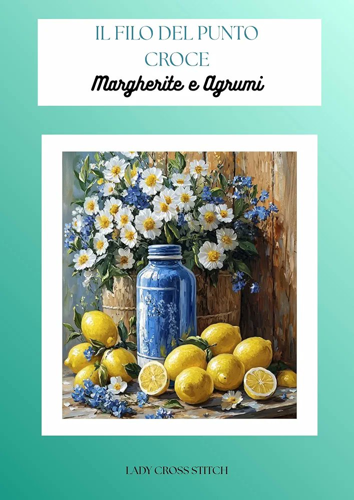 miskim24's tweet photo. Il Filo Del Punto Croce - Schemi Punto Croce Margherite e Agrumi: Ebook Cross Stitch Pattern To Kindle unlimited
#handmadeembroidery #handstitches #puntocroce #ebooks #Crossstitchpattern
https://t.co/pibhqhzkAV https://t.co/0vXU6CZ6Jp