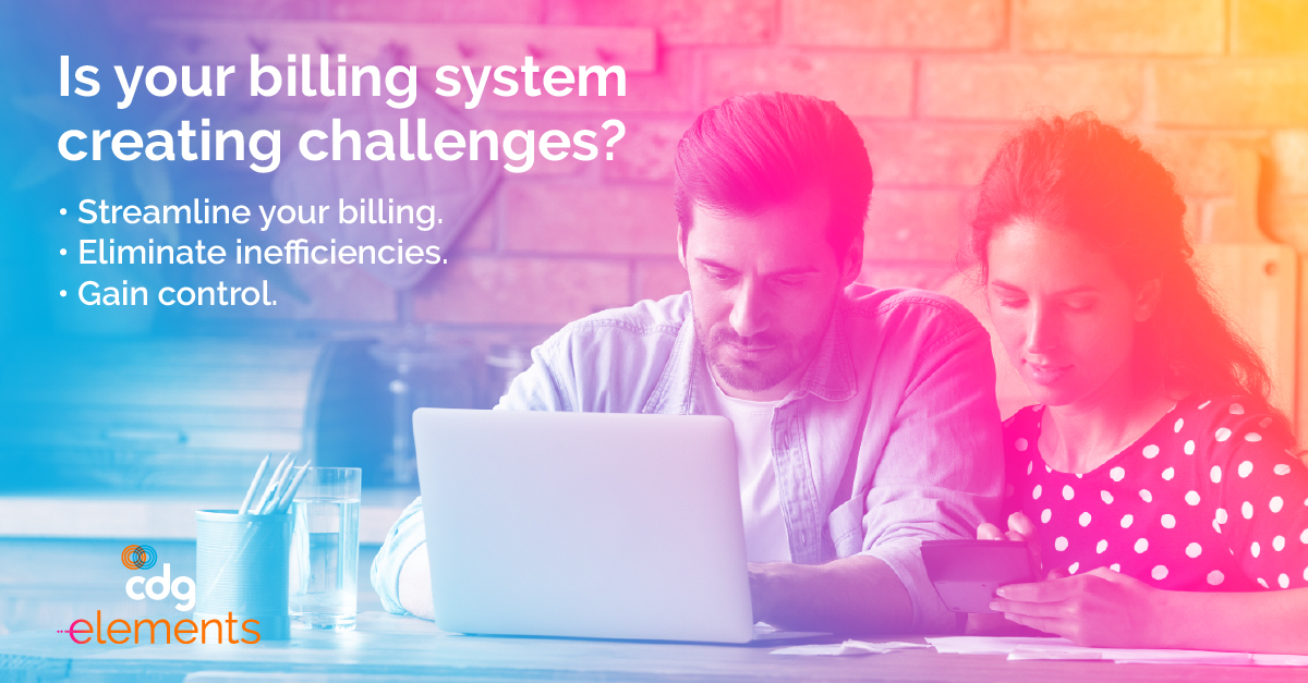 cdgsolutions's tweet photo. Is your billing system holding you back?

CDG Elements simplifies subscriber invoicing, rating, and fulfillment—so you can focus on growth, not complexity.

It’s time for a smarter billing solution. https://t.co/l3wZIz5pMq