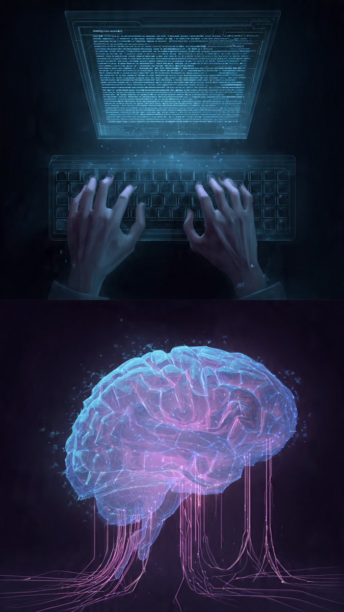 Bnyvls's tweet photo. ⚙️ *"El futuro ya escribe tus pensamientos”
Meta presenta Brain2Qwerty v2 🧠⚡
Un sistema de IA que traduce señales cerebrales en texto en tiempo real.
Sin cirugía. Sin teclear. Solo piensa… y escribe.
#XRPH #AIXRPH #Brain2Qwerty #Futuro #Tecnología https://t.co/3soSkWcJ4Q