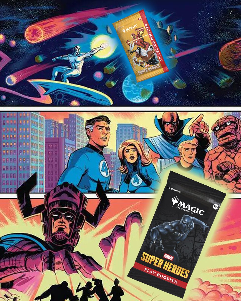 MiniMartTalk's tweet photo. Forge new battles with your favorite superheroes.
Check out our selection of Magic: The Gathering Marvel Super Heroes products: https://t.co/7Jz72uvnzT
#MTG #Marvel #MarvelSuperHeroes #NewArrivals https://t.co/ELHWHHQiQz