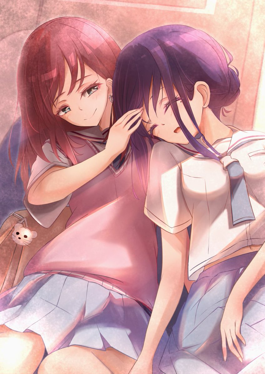「#ツクヨミ感謝祭FAN 芦花と彩葉はもっとめでたしして～」|大破ぇぁこん（空調）のイラスト