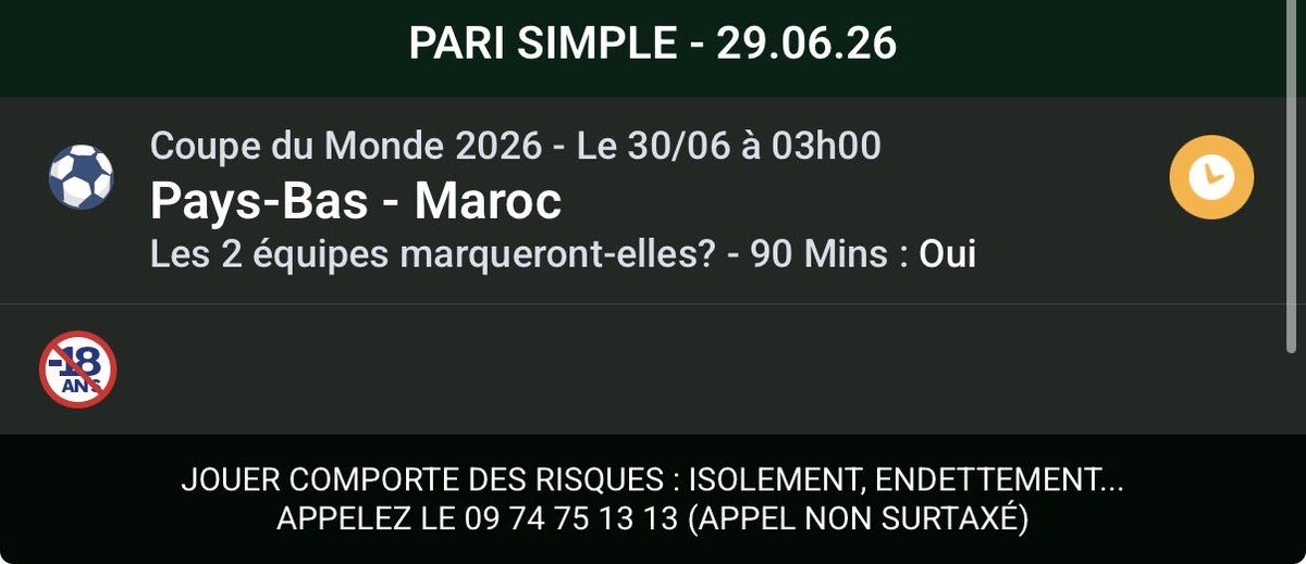 Lebureaudespr's tweet photo. 🏆Prono Coupe Du Monde 🌍

Pays-Bas - Maroc 

➡️ Pays-Bas bonne attaque, défense exposée
➡️ Maroc a des armes offensives, défense perméable 
➡️ Match ouvert 

Tu vois un match ouvert? 

➡️Abonne toi pour ne pas louper les prochaines analyses https://t.co/uDVBWt6KuL