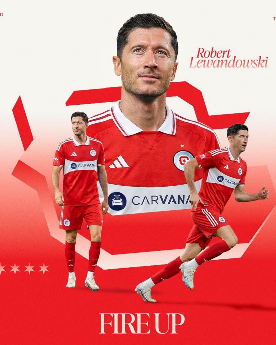 Viscaelbarcact's tweet photo. 🇵🇱 OFFICIAL: Lewandowski joins Chicago Fire, Good luck Lewy. 💪🏻 https://t.co/Cqa0WNulOZ
