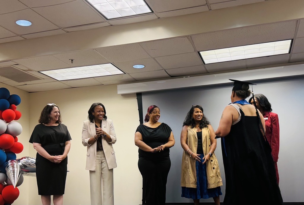 DCHumanServ's tweet photo. 🎓Congrats to the 2026 PCMI Cohort! 

In partnership with @HowardU , @partnershipdc, and @pathwaysdc, we are pleased to recognize the graduation of the third cohort of the Peer Case Management Institute (PCMI).  

Proud of these emerging peer case managers! https://t.co/ahsf2Lv52k