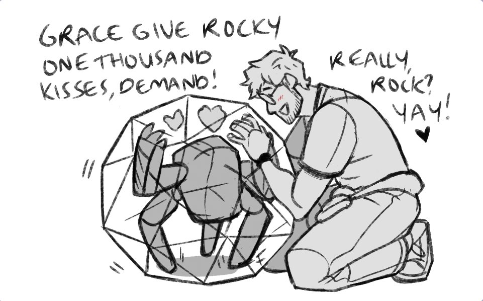 incaseyouart's tweet photo. part 2! 
one thousand kisses for rocky, demand!

#porjecthailmary #phm #grace #rocky https://t.co/7hhxtjcGyv