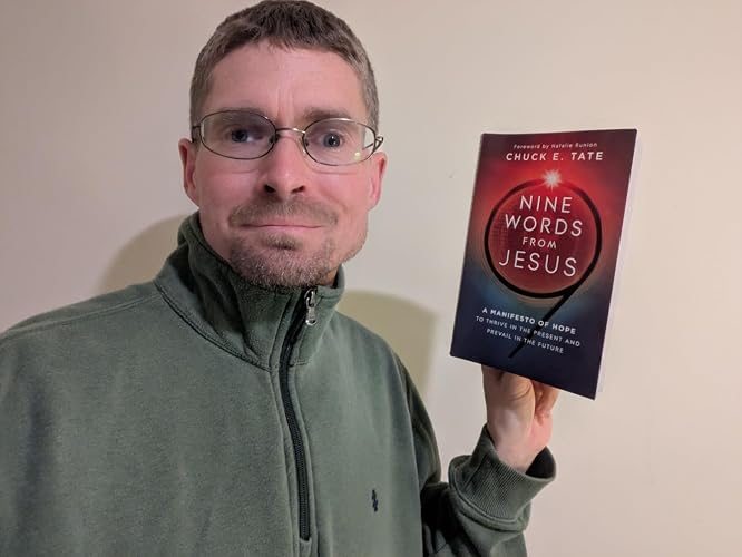 WomackPoetry26's tweet photo. The paperback version of Nine Words from Jesus: A Manifesto of Hope to Thrive in the Present and Prevail in the Future by @ChuckETate is ON SALE for $10.23

"In this incredibly written book, Nine Words From Jesus, its author, Chuck Tate, does an exceptional job of extracting valuable lessons from GOD’s word and showing how even the small details have something for us to chew on, and be enriched by. The focal point of this well – written book is Bartimaeus’s story, and it is told to us through the perspective of Bartimaeus, the crowd, as well as JESUS. Tate does an outstanding job of explaining the role that faith plays in our breakthroughs, and how it invites GOD to perform the miraculous in our life. If you are discipling a new believer, this is a great book to pair with GOD’s word, because just how GOD’s promises are backed and reinforced by HIS WORD, so is this incredible book. If you know of someone who is need of peace, hope, and the strength to persevere through a difficult situation, then I highly recommend that you gift them this biblically rich, life – changing book. I’m confident that it will not only fill them with hope, but it will anchor them to CHRIST, the ultimate, never-ending source of hope. As a poet, and an author, I love it when I read where another author utilizes various literary devices to enhance their work. In the following example, Chuck utilizes “alliteration” to share how the word of GOD helps us become strong in the face of adversity: “The key to developing faith – filled fortitude lies in scripture. Mental toughness in the face of adversity is rooted in the renewal of our mind through the Word of God” (Tate 112). This is so true!! Tate’s remarkable story – telling, combined with his incredible sense of humor, will surely keep you engaged. The are so many examples of things from this book that instantly brought a smile to my face. For instance, the first line of chapter 15 begins like this: “Truth be told, I’m an 80’s guy. I graduated from high school in 1988, so for me, the 80’s will always be synonymous with rushing home from school to catch Stryper on MTV, cranking Christian metal bands on my Sony Walkman, and going to Blockbuster to rent movies and video games” (Tate 191). That whole excerpt made me smile, because I was born in February of 1987, and despite our age differences, it is the gospel that closes that gap. The prayers at the end of each chapter will help you feel prepared to receive your breakthrough. This beautifully – written book is a great reminder that the same advice that JESUS gave to the first disciples, is just as useful for us in our days as it was for them in theirs. Tate does an impeccable job of displaying for the reader who JESUS is, which is extremely valuable, because when you know who HE is, you know what HE can do for you, as well as those who have yet to hear of HIS life – changing gospel. This Must - Read book will Fuel your Passion for Sharing Jesus, and Make You Want to Share It, too!!! At the end of the day, if you are looking for your next must – read book, then I highly recommend Nine Words From Jesus: A Manifesto of Hope To Thrive And Prevail In The Future by pastor, and author, Chuck Tate. I promise you, once you're finished, you won’t be disappointed". - @WomackPoetry26, author of A Poetic Exploration of the Bible: From Genesis to Revelation

purchase link: https://t.co/0lndpaH7Z7

@Chosen_Books