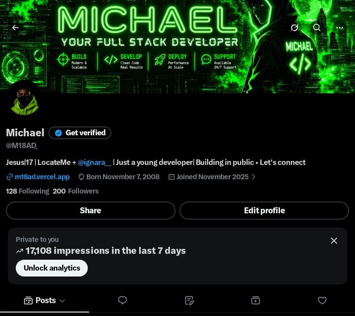 Michael tweet media