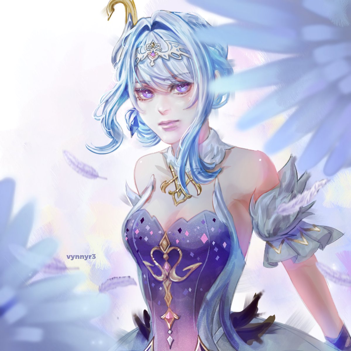 vynnyr3's tweet photo. 🦢

#odette #GenshinImpact https://t.co/otaTxwRdd7