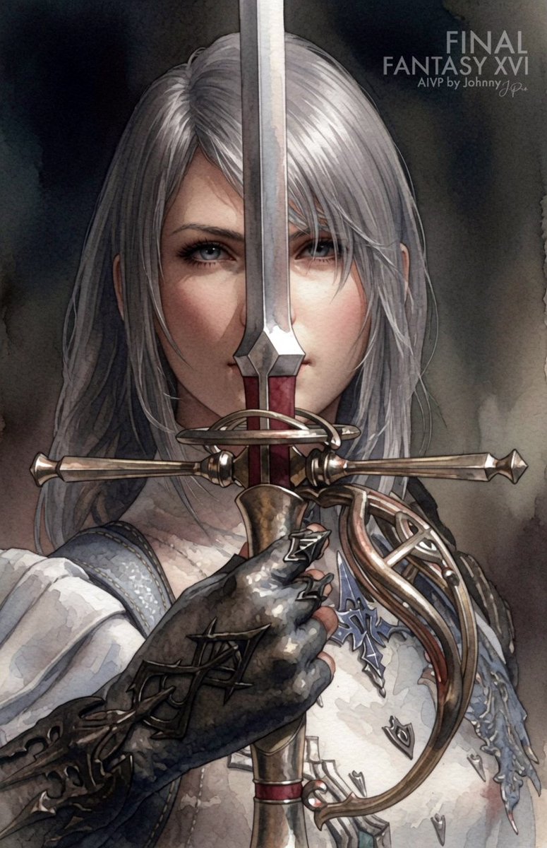 JohnnyPRO_VP's tweet photo. Final Fantasy XVI.  AIVP.  Jill Warrick.            

#⃣Tags : #FinalFantasy16 #FinalFantasyXVI #AIVP #VirtualArt #AIart https://t.co/dGNNMhDn7I