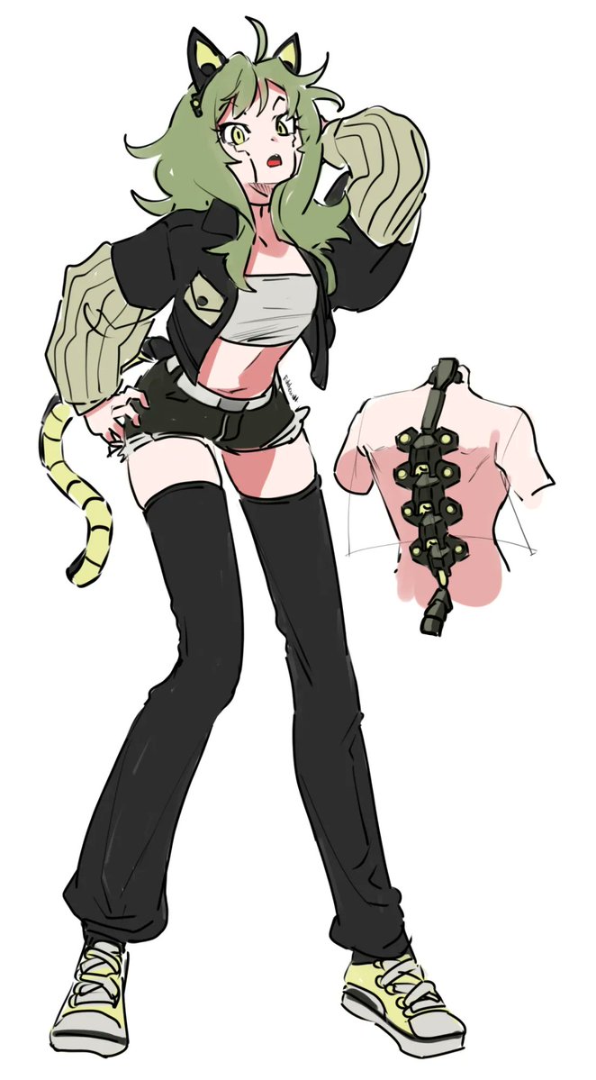 JeffTypisch's tweet photo. Meet Iris Adalyn, an eccentric hacker gal with an obsession for any kind of technology.

Standing tall at 2,10m, she can be quite the menace, though she does have a habit of getting herself in trouble >:3

Art by the amazing Eudetenis:
https://t.co/2rnhtJJ2rk https://t.co/LINN357Y1l