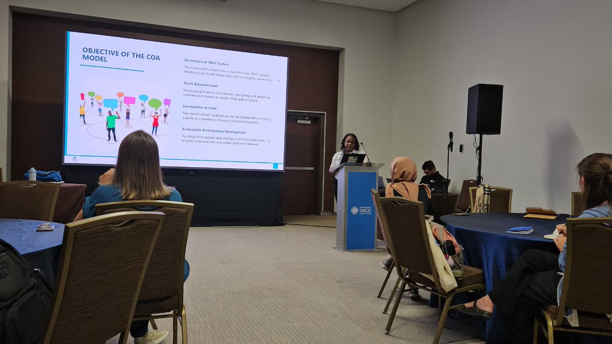 UReportUganda's tweet photo. At the climax of the International SBCC Conference in Panama 🇵🇦, our team leader @fnkose  took center stage to showcase the power of U-Report Communities of Action 💪🏾📢

This homegrown model, already transforming lives in Uganda 🇺🇬, is empowering communities to lead meaningful social and behavior change, turning voices into action and ideas into impact.
#CommunitiesofAction #SBCCSummit2026 #UReport #YouthVoices #SocialChange 
@UNICEFUganda @S4PGroupUG @UReportGlobal