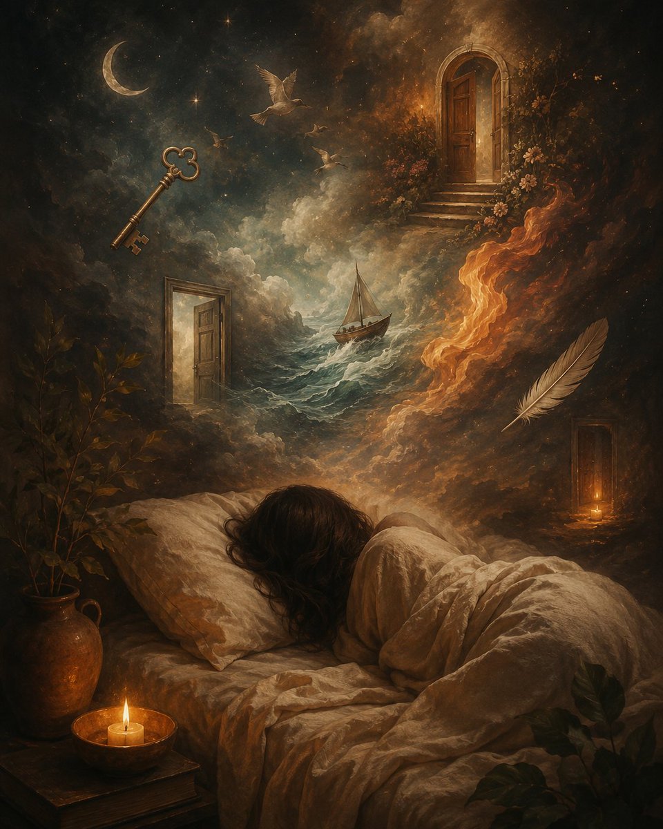 decodeddreams's tweet photo. Your psyche speaks every night.
Not in words.
In images, symbols, sensations.
You wake up and call it noise.
It's the only part of you
that never lies.
https://t.co/YN5RblwcaT https://t.co/0TUgk9jEqt