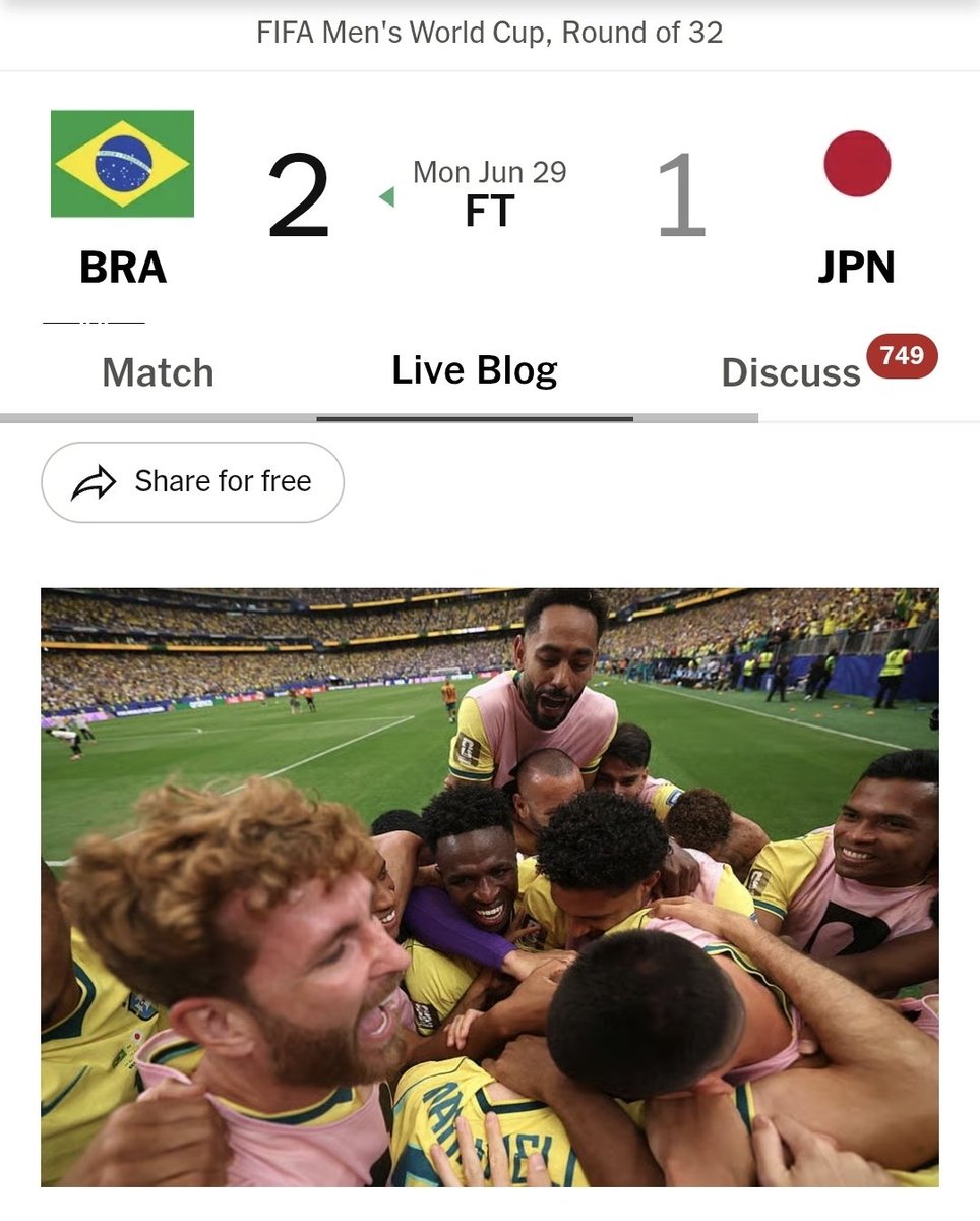 SwapankumarDev's tweet photo. Congratulations Brazil 🇧🇷 https://t.co/DDaHmz4MtW