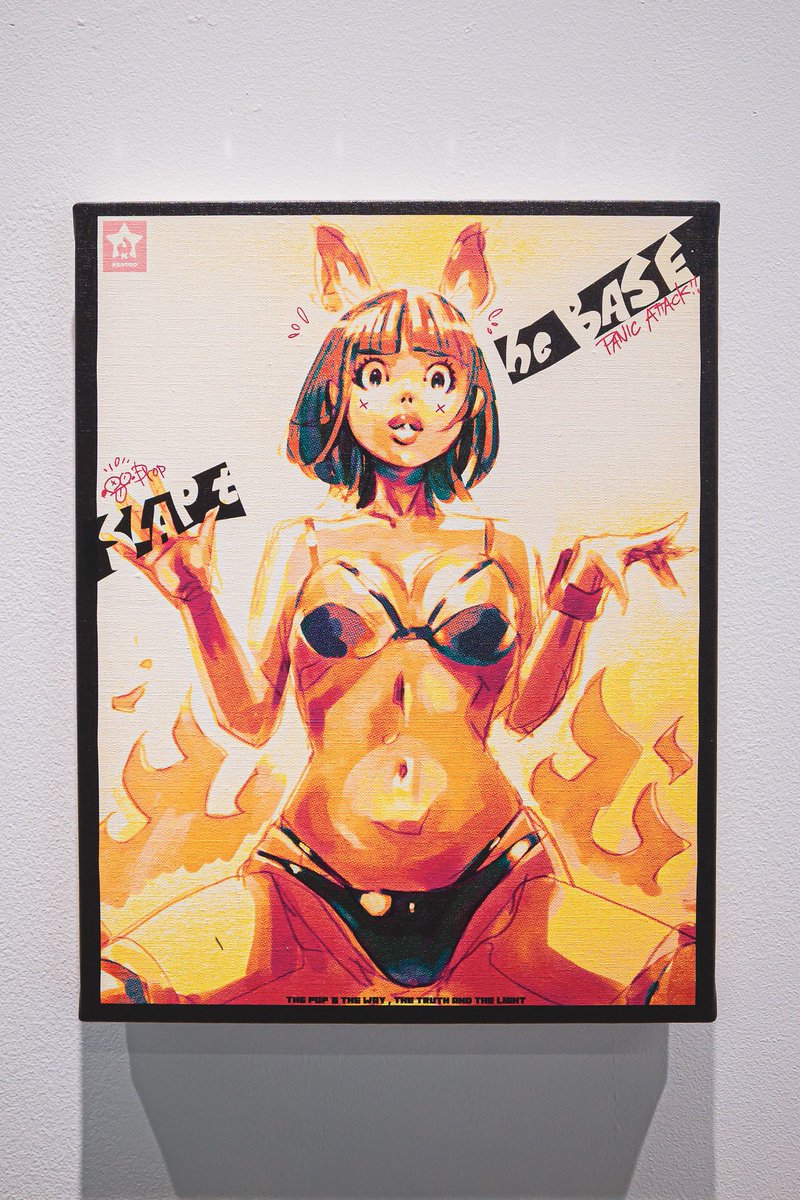 nagi_usano's tweet photo. 原宿でたまたま見かけたKENTOOさんの個展
この2枚好き✨ https://t.co/P7MAK1h3hk