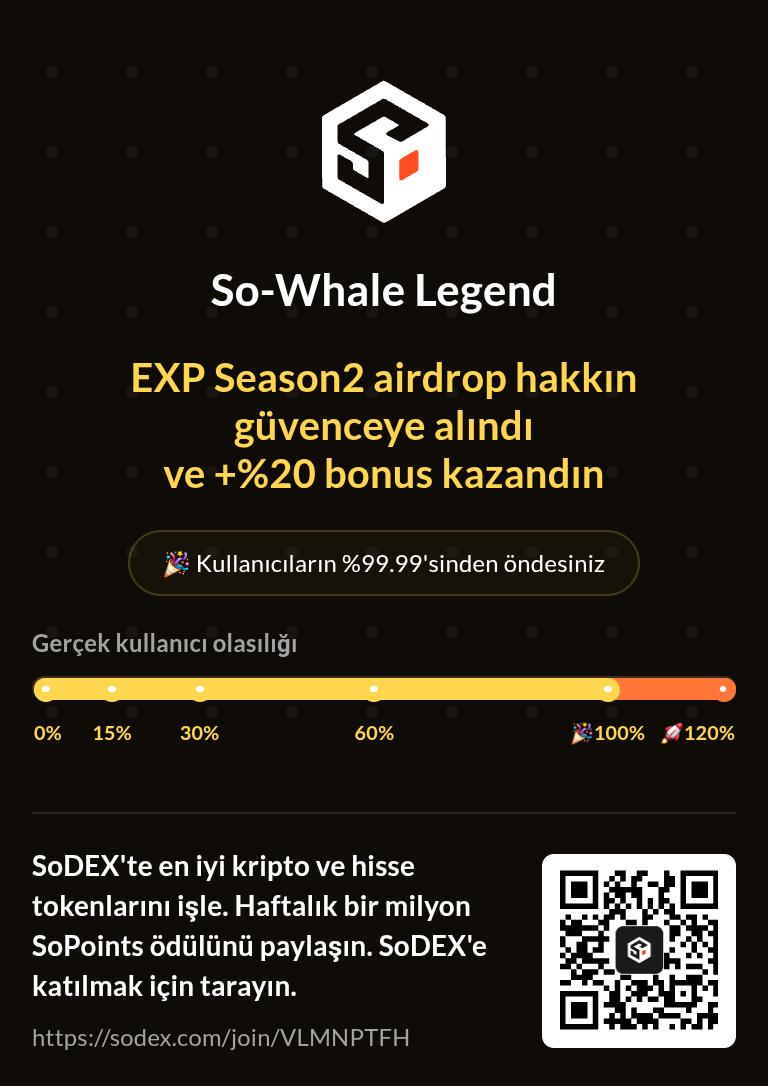 cryptoworll_'s tweet photo. 🎁 Özel Zamanlı Teklif: Kaydolun, $SOSO Airdrop etkinliği için 10K EXP kazanın!
👉 Hemen Al: https://t.co/KSWSFCDDT6 https://t.co/99tdB9VZhK