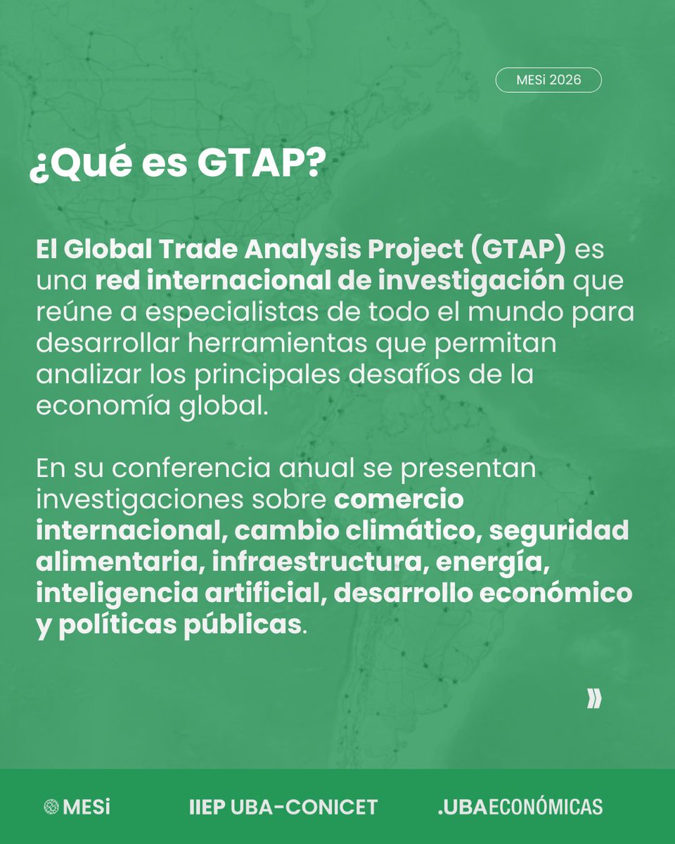 mesi_iiep's tweet photo. 🌍 El MESi–IIEP (UBA–CONICET) participó en la GTAP 2026 Conference, realizada en Kioto, Japón.

En este encuentro internacional, el equipo presentó dos investigaciones sobre infraestructura, desarrollo y análisis económico aplicadas al caso argentino. https://t.co/ZsYSuorVVW