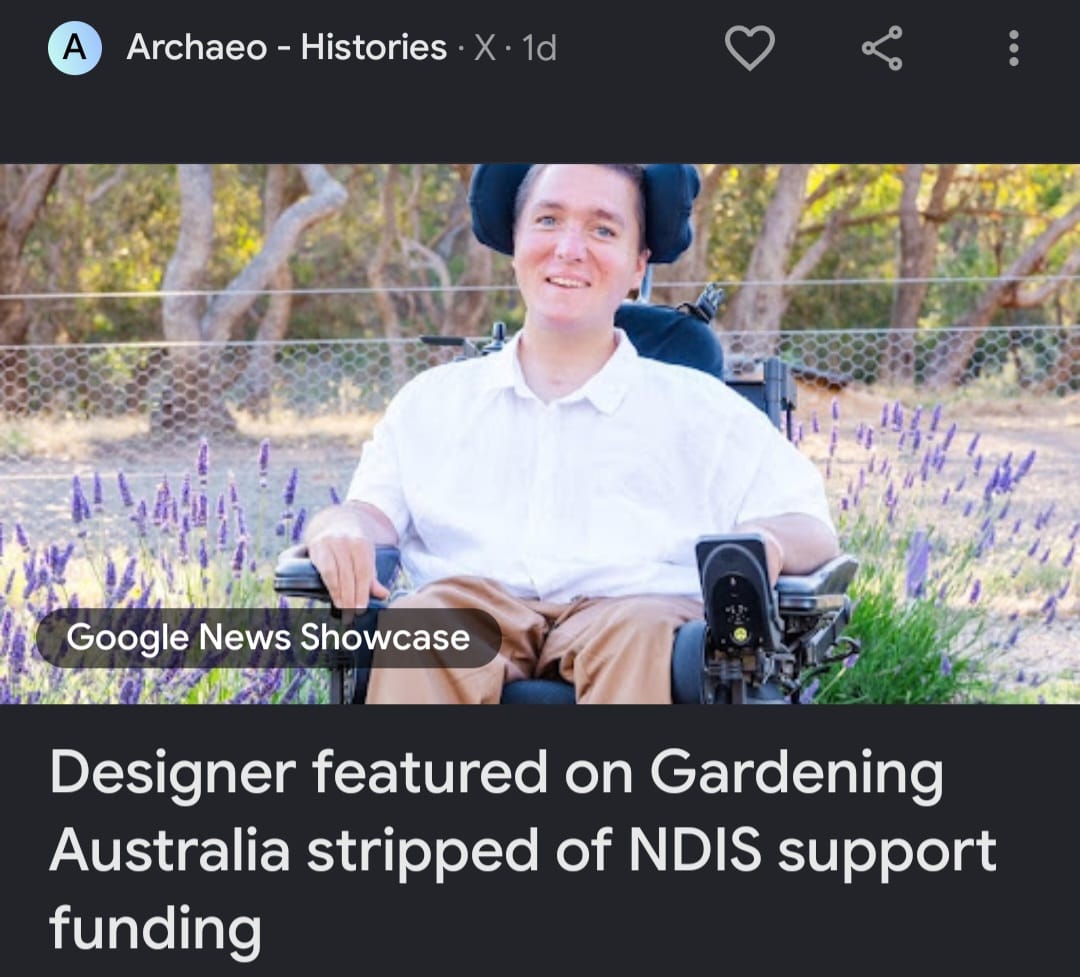 DrewPavlou's tweet photo. What the hell is wrong with NDIS administrators? Almost every Australian knows a blatant case of NDIS fraud, yet genuine cases of need are routinely kicked to the curb https://t.co/gTSeyTMDe9
