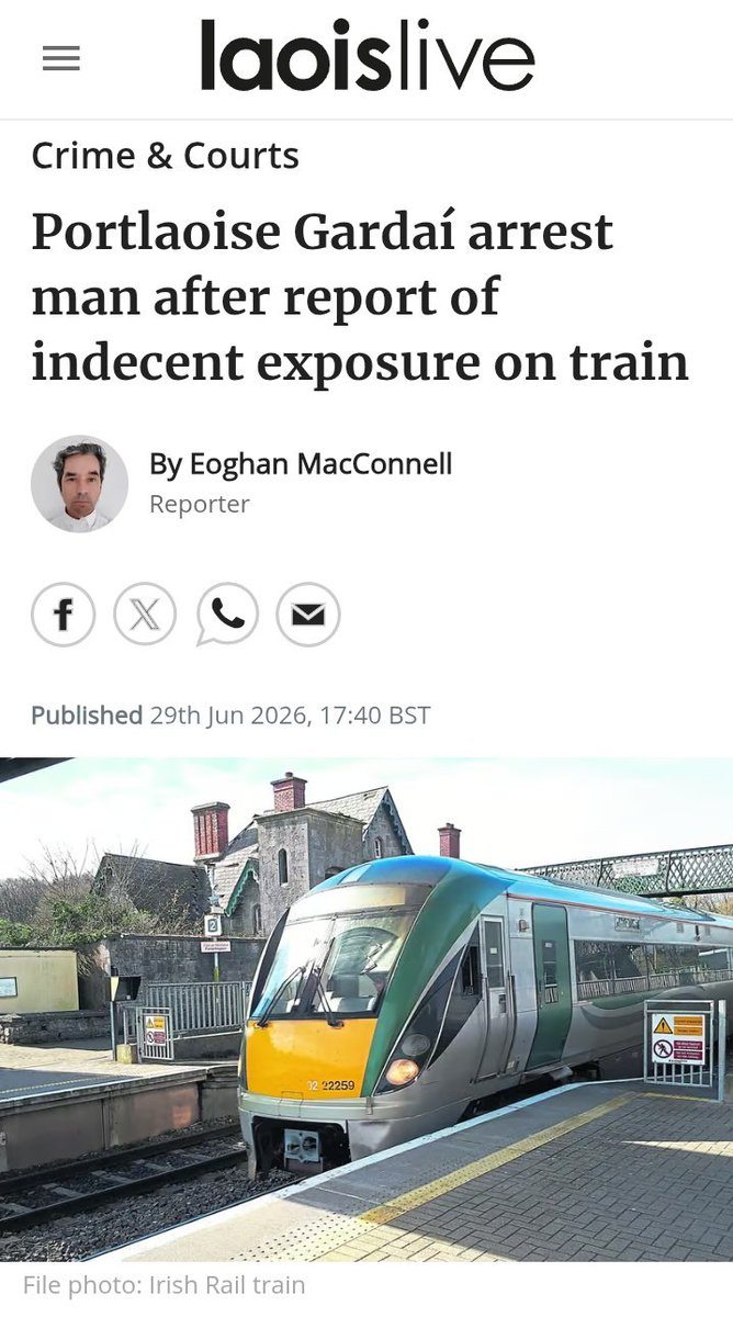 UlationSpeck's tweet photo. Such a shame our new arrivals can't even masturbate on a train without these clearly racist women ringing the Gardaí and reporting them. 

Sure didn't the Irish go all over the world to wank. https://t.co/hkW7eArQfy