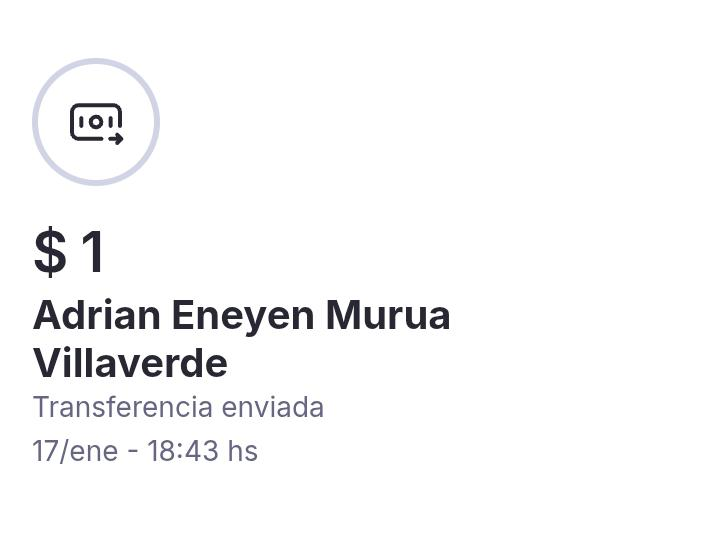 hagocasas's tweet photo. @irlstalin che yo una vez le transferi 1$ a su numero y me salio ese nombre ajksjk https://t.co/tC3MNdpypa