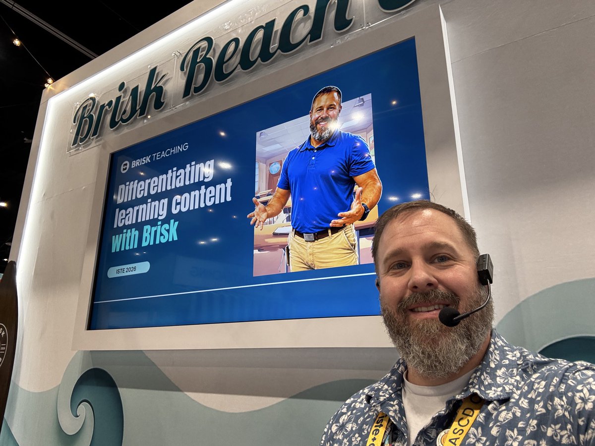 TechEdCC's tweet photo. Great time having with my @briskteaching people today…… @ISTE_ASCD #ISTELive https://t.co/GWGY9rtaef