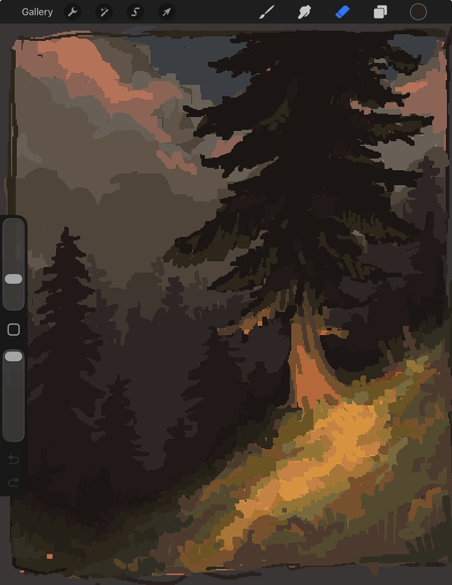 _aaliquid's tweet photo. 🌲#pixelart https://t.co/BxSegGa1B1