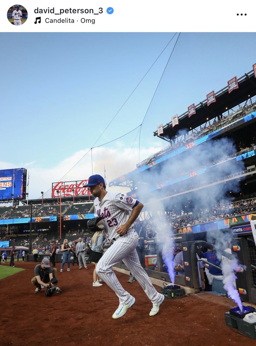 Metsmerized's tweet photo. David Peterson on Instagram:

“New York, Thank You!

From draft day to my last pitch as a Met, I am grateful to have worn the Mets uniform. You welcomed me in right away, challenged me, and supported me through all that we went through.

To the Mets Organization, thank you for taking a chance on me, helping me to develop, and for giving me the opportunity to make my lifelong dream a reality.

To the front office, coaches, teammates, trainers, Clubbies, and support staff, thank you for the impact you had on me and my family. We've made so many meaningful connections and made relationships that will last a lifetime. It was an honor and a privilege to be a New York Met!

David Peterson #23”