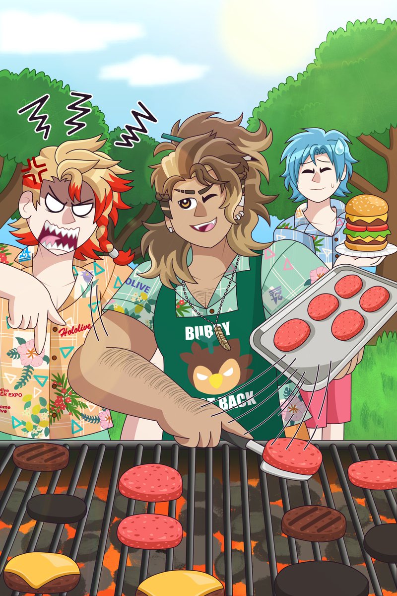 magsyoon's tweet photo. Here's my piece for the project! Axel's Fast Food Sim rage will forever be hilarious to me and I thought it would be funny to give it a little nod here.

#GBArt #Artxel #WorkofAlt #SummertimeGB #HappyBirthdayGribby https://t.co/BUfhcNRgFD