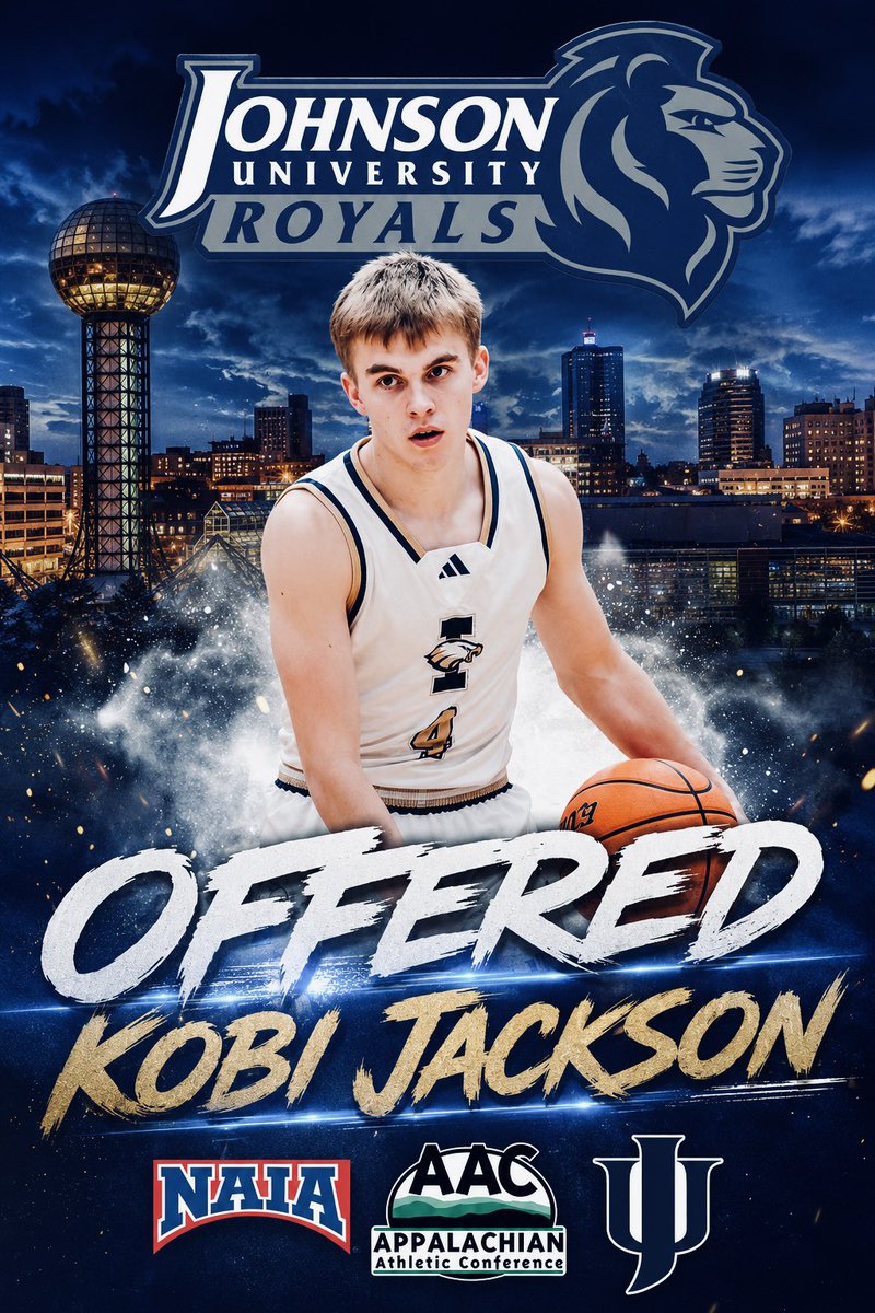Kobijackson2027's tweet photo. I had an amazing call with Coach Sharp today and it was awesome learning about his coaching style and the program. I am blessed to receive a scholarship offer from Johnson University!
#goroyals #thankful #offer #basketball
@CoachSharp24 @JUBasketball @wcsIHSbball @RedlineHoops @mosesk225 @PrepHoopsTN @AndrewForce8 @CourtneyHoops90