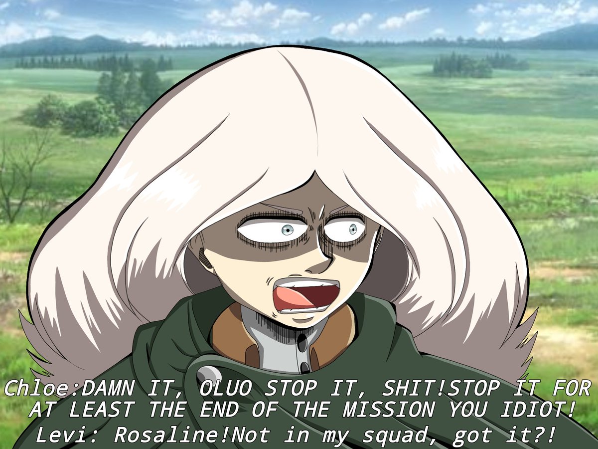 amongacha's tweet photo. Do yall think i got the aot style? https://t.co/9t9Wq2MLPL