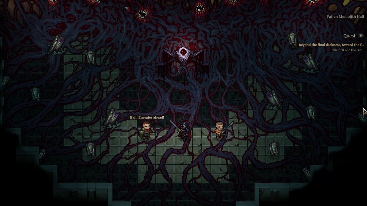 MEMOLITH_FbL's tweet photo. #ScreenshotSaturday​
How Many Have Yall Seen This Scene Yet?
#MEMOLITH #Pixelart #indiedev https://t.co/eYG0ilTdqN